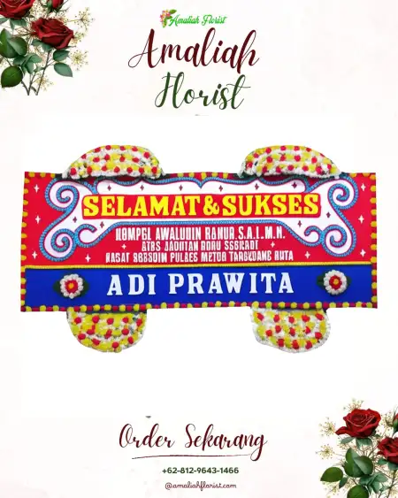 Papan Bunga Ucapan Selamat Kalinyamatan